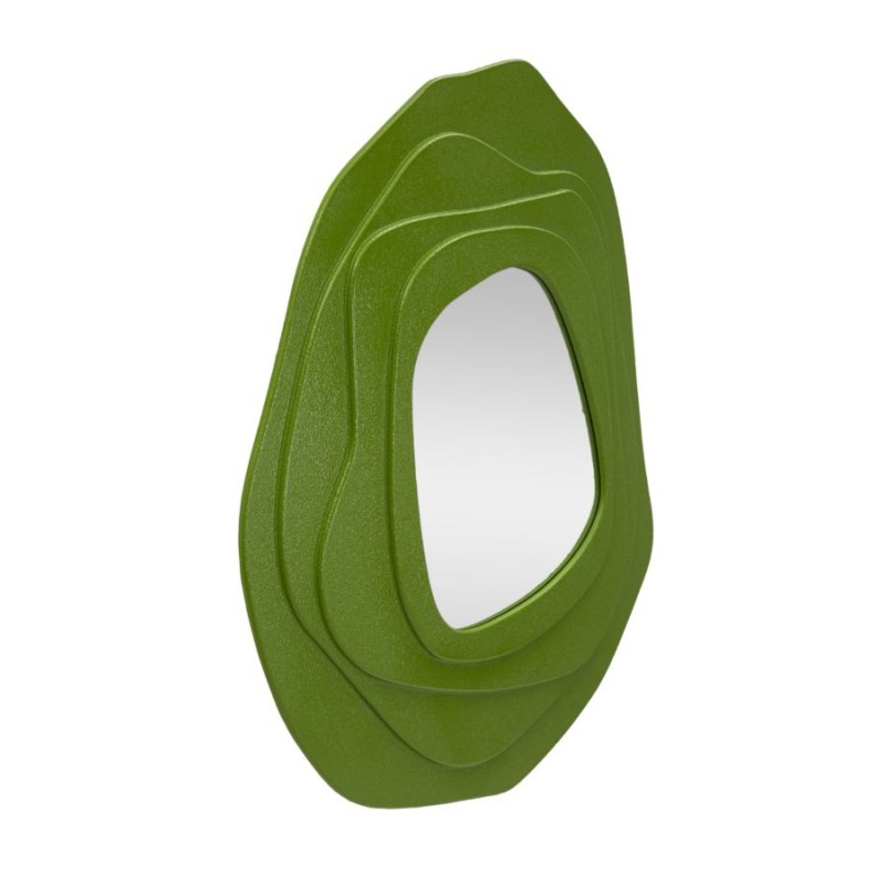 Espejo de pared verde Dalia 90x4x97 cm – Armonía botánica y modernidad elegante