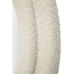 Espejo de pared Teddy, color crema, 60x4x160 cm – Suavidad aterciopelada y estilo envolvente