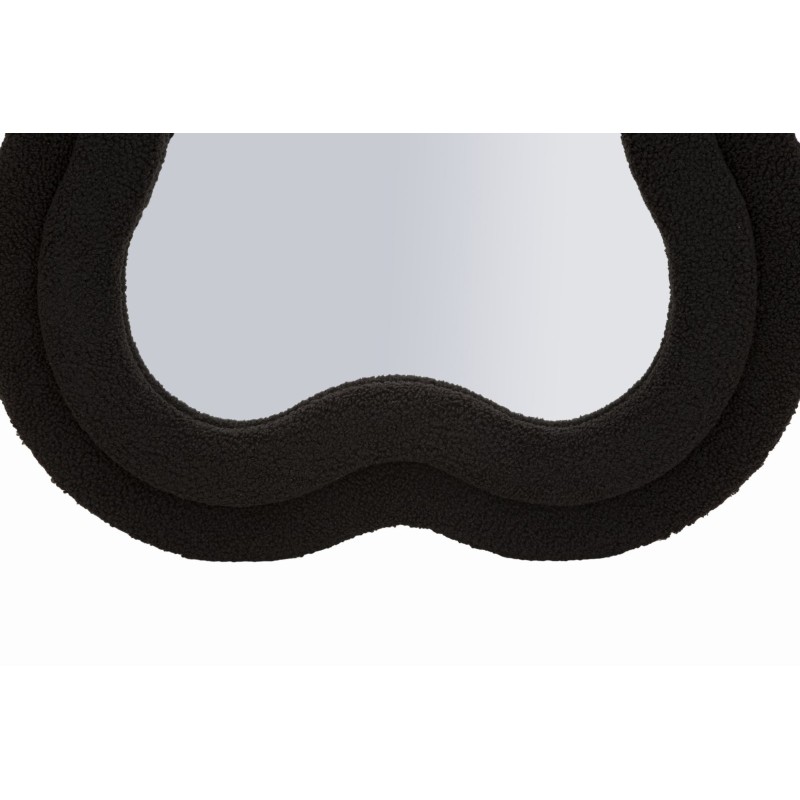Espejo de pared con forma de osito de peluche negro, 60x4x160 cm (espejo 39x137 cm) – Originalidad lúdica y refinamiento moderno