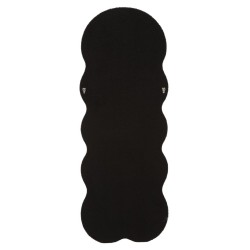 Espejo de pared con forma de osito de peluche negro, 60x4x160 cm (espejo 39x137 cm) – Originalidad lúdica y refinamiento moderno