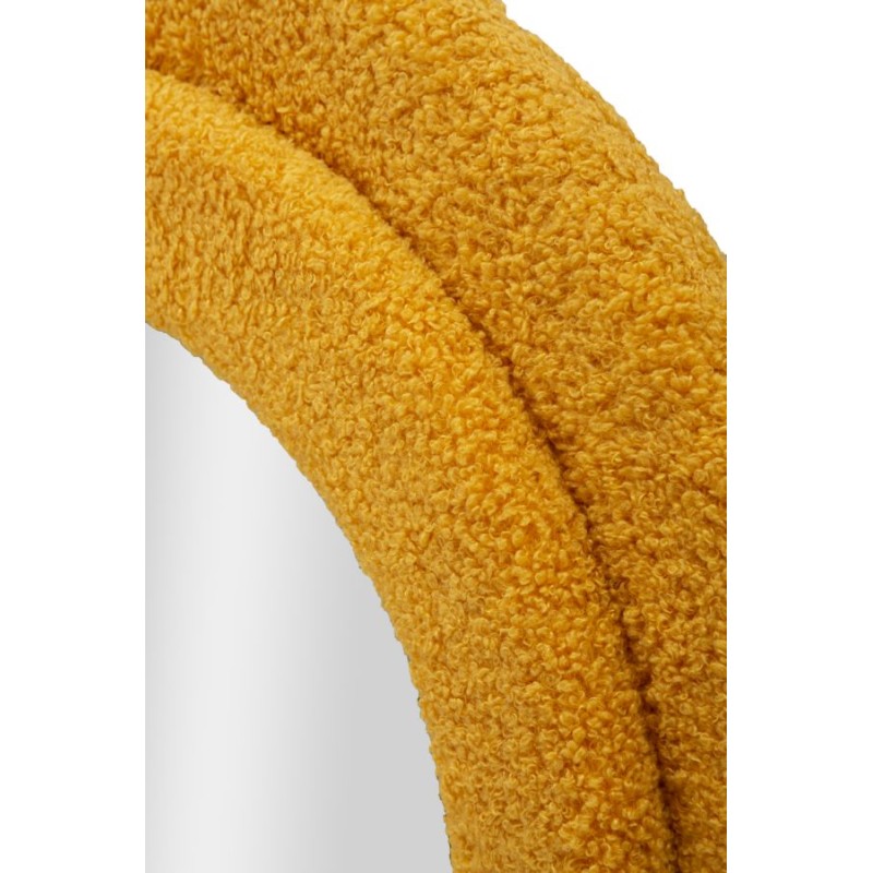 Espejo de pared Teddy, color mostaza, 60x4x160 cm – Color cálido y estilo elegante