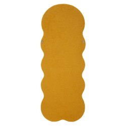 Espejo de pared Teddy, color mostaza, 60x4x160 cm – Color cálido y estilo elegante