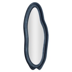 Espejo de pared azul Chanel 60x4x160 cm – Lujo contemporáneo y sofisticación aterciopelada