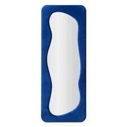 Espejo de pared Theodor, azul, 60x4x160 cm – Diseño moderno y líneas puras