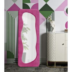 Espejo de pared Theodor, fucsia, 60x4x160 cm – Brillo vibrante y estilo glamuroso