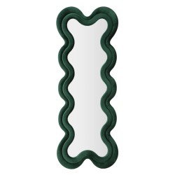 Espejo de pared Monica, verde, 58x4x160 cm – Elegancia natural y presencia armoniosa