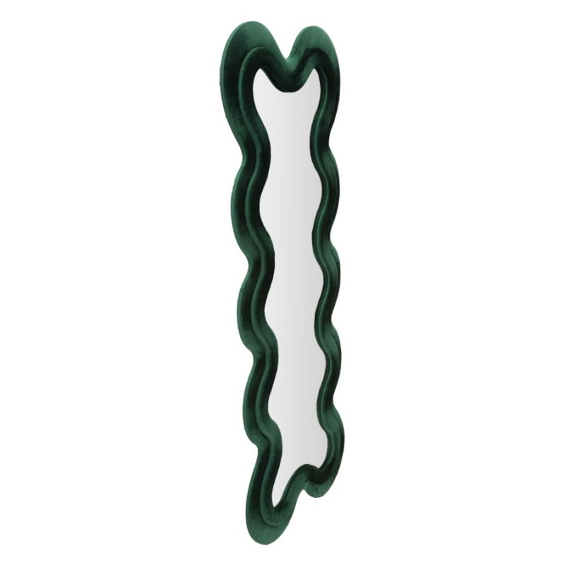 Espejo de pared Monica, verde, 58x4x160 cm – Elegancia natural y presencia armoniosa