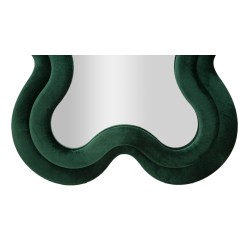 Espejo de pared Monica, verde, 58x4x160 cm – Elegancia natural y presencia armoniosa