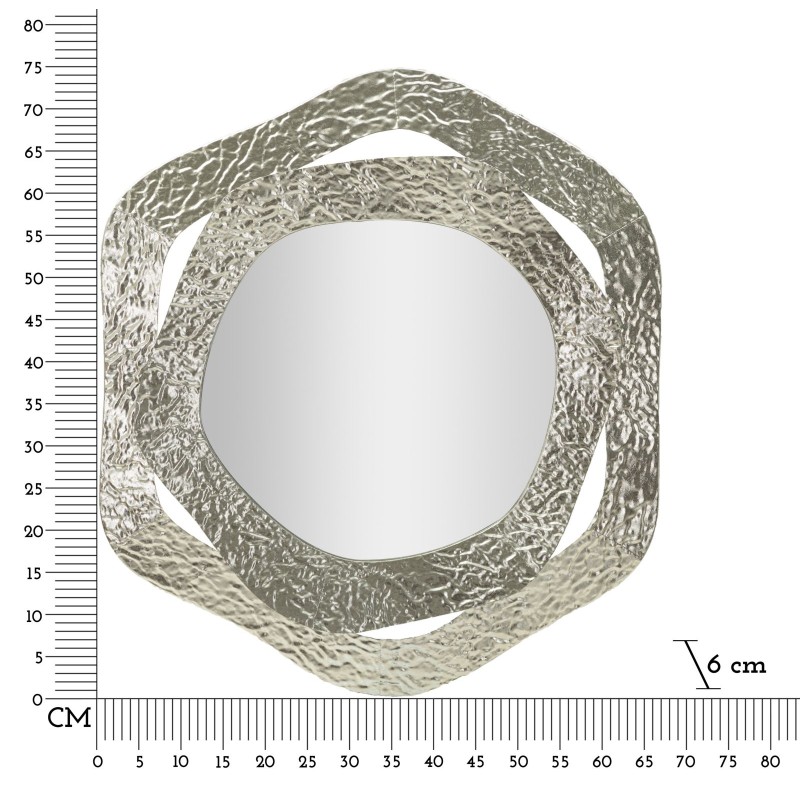 Espejo de pared Aury 66x6x75 cm – Estilo refinado y aspecto contemporáneo