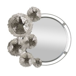 Espejo de pared Kandi 85x7x80,6 cm – Diseño audaz y brillantez escultórica