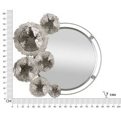 Espejo de pared Kandi 85x7x80,6 cm – Diseño audaz y brillantez escultórica