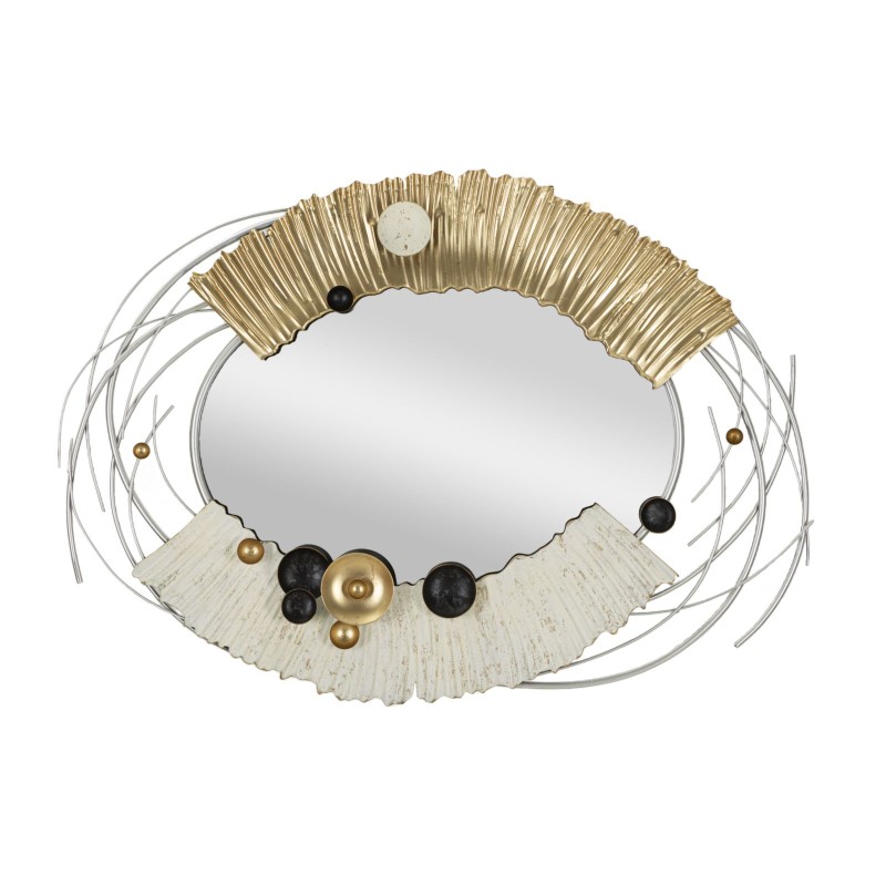 Espejo de pared Klee 114x7x81 cm – Presencia monumental y sofisticación artística