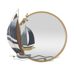 Espejo de pared Vele 71x8x64 cm – Líneas modernas y aspecto sofisticado