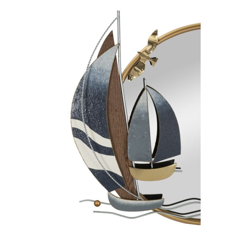 Espejo de pared Vele 71x8x64 cm – Líneas modernas y aspecto sofisticado