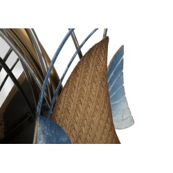 Espejo de pared marino 68x5x67 cm – Armonía clásica y reflejos elegantes