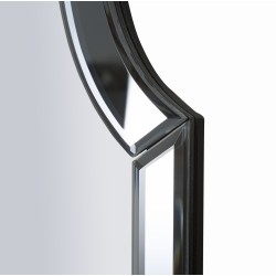 Espejo de pared Ankara, gris, 85x1x100 cm (espejo 78x93 cm) – Diseño minimalista y contemporáneo