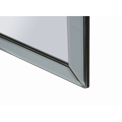 Espejo de pared Ankara, gris, 85x1x100 cm (espejo 78x93 cm) – Diseño minimalista y contemporáneo