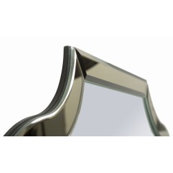 Espejo de pared Ankara dorado (78 x 93 cm) – Lujo, prestigio y brillo dorado