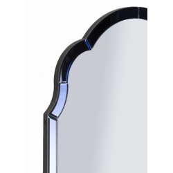 Espejo de pared Tangier Blue 55x2x150 cm (espejo 49x144 cm) – Reflejos marinos y estilo refinado