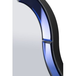 Espejo de pared Tangier Blue 55x2x150 cm (espejo 49x144 cm) – Reflejos marinos y estilo refinado