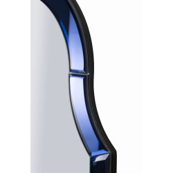 Espejo de pared Tangier Blue 62x1x100 cm (espejo 55x94 cm) – Refinamiento náutico y líneas puras