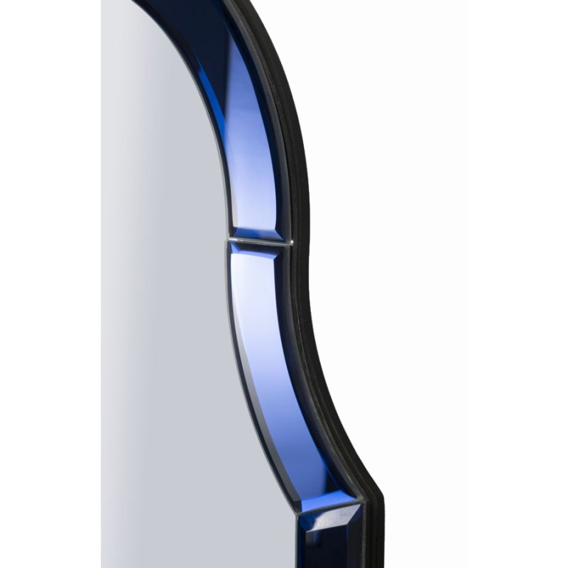 Espejo de pared Tangier Blue 62x1x100 cm (espejo 55x94 cm) – Refinamiento náutico y líneas puras