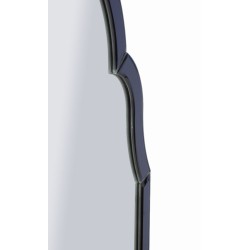 Espejo de pared Tangier Blue 47x1x80 cm (espejo 41x74 cm) – Minimalismo chic y luminosidad relajante