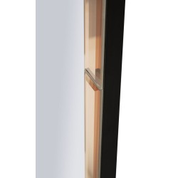 Espejo de pared rosa Tánger 55x2x150 cm (espejo 49x144 cm) – Un toque de romanticismo y modernidad luminosa