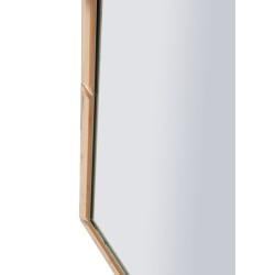 Espejo de pared rosa Tánger 55x2x150 cm (espejo 49x144 cm) – Un toque de romanticismo y modernidad luminosa