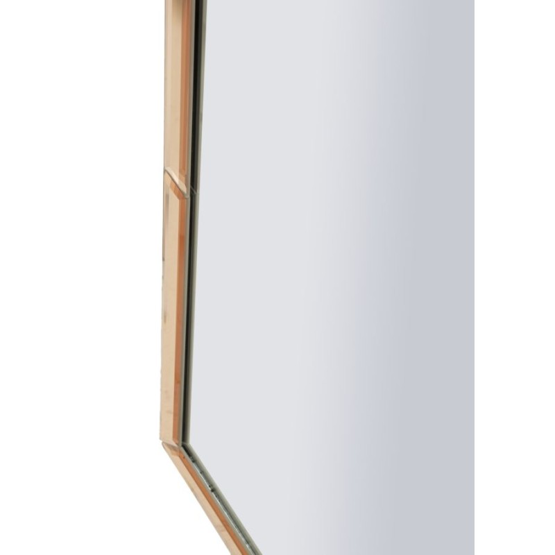 Espejo de pared rosa Tánger 55x2x150 cm (espejo 49x144 cm) – Un toque de romanticismo y modernidad luminosa