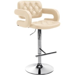 Taburete de bar color crema Dublin C
