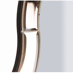 Espejo de pared rosa Tánger 62x1x100 cm (espejo 55x94 cm) – Elegancia colorida y sofisticación sutil