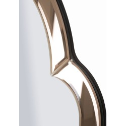 Espejo de pared rosa Tánger 47x1x80 cm (espejo 41x74 cm) – Diseño delicado y encanto contemporáneo