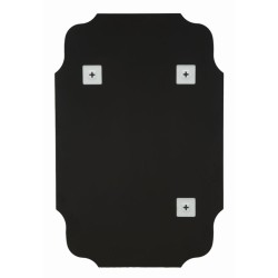 Espejo de pared Estambul, gris, 60 x 1 x 90 cm (espejo 54 x 84,5 cm) – Elegancia minimalista y estilo moderno