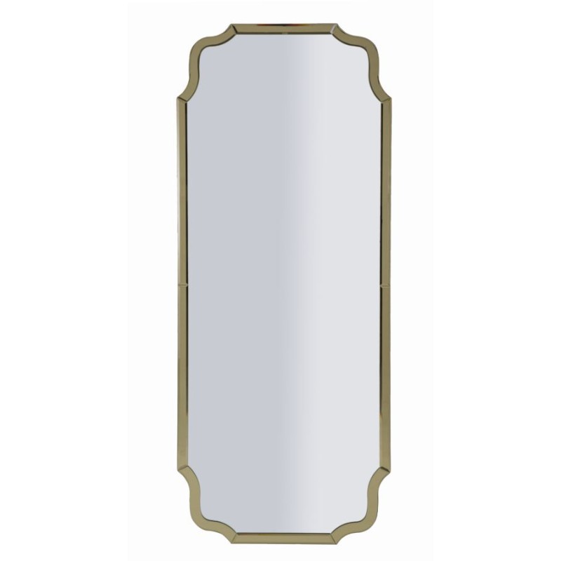Espejo de pared Istanbul Gold 60x2x150 cm (espejo 54x143,5 cm) – Oro prestigioso y brillo lujoso