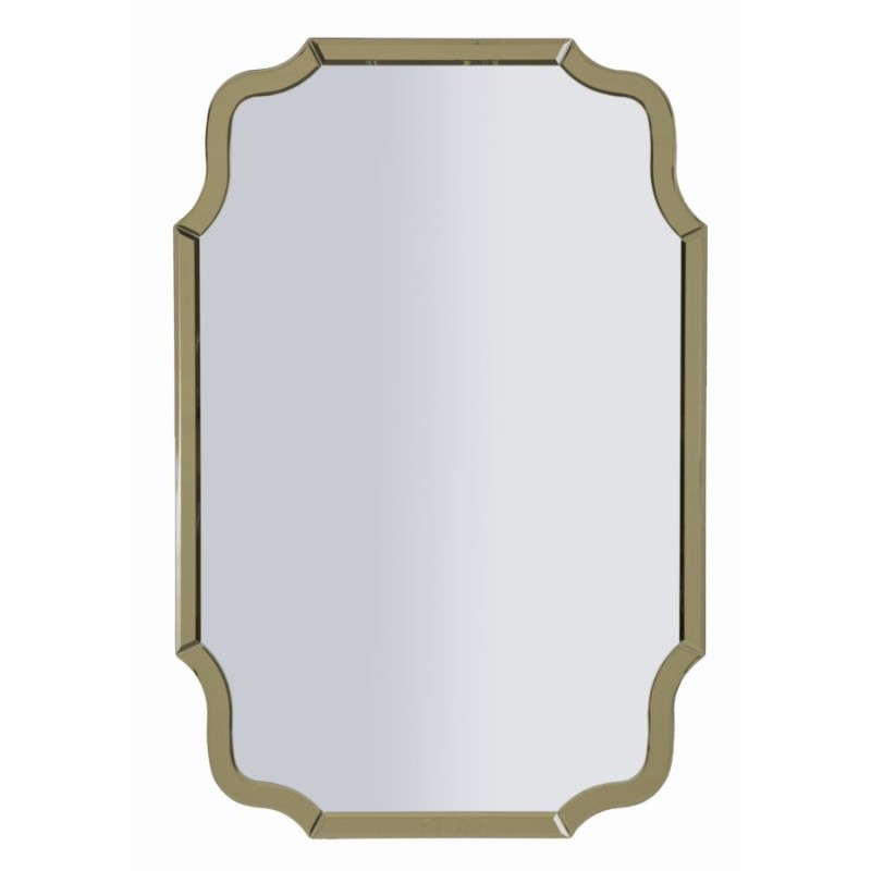 Espejo de pared Istanbul Gold 60x1x90 cm (espejo 54x84,5 cm) – Dorado refinado y diseño elegante