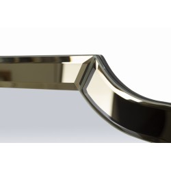 Espejo de pared Istanbul Gold 60x1x90 cm (espejo 54x84,5 cm) – Dorado refinado y diseño elegante