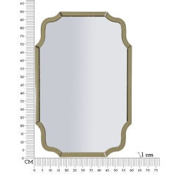 Espejo de pared Istanbul Gold 60x1x90 cm (espejo 54x84,5 cm) – Dorado refinado y diseño elegante