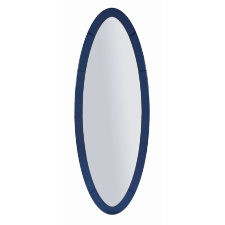 Espejo de pared Oslo Blue 55x2x150 cm (espejo 42,5x137,5 cm) – Armonía azul y elegancia contemporánea