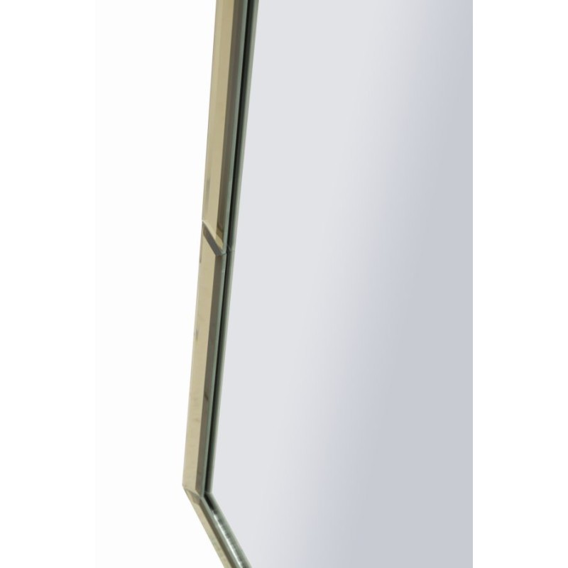 Espejo de pared Baku Gold 55x2x150 cm (espejo 49x144 cm) – Lujo dorado y estilo sofisticado