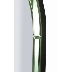 Espejo de pared verde Bakú 55x2x150 cm (espejo 49x144 cm) – Prestigio verde y refinamiento moderno