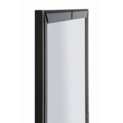 Espejo de pared Berlín Azul 55x2x150 cm (espejo 49x143,5 cm) – Color relajante y diseño contemporáneo