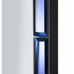 Espejo de pared Berlín Azul 55x2x150 cm (espejo 49x143,5 cm) – Color relajante y diseño contemporáneo