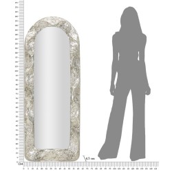 Espejo de pared Argelux Arc 61x6,5x160 cm (espejo 39x135 cm) – Elegancia escultórica y lujo contemporáneo