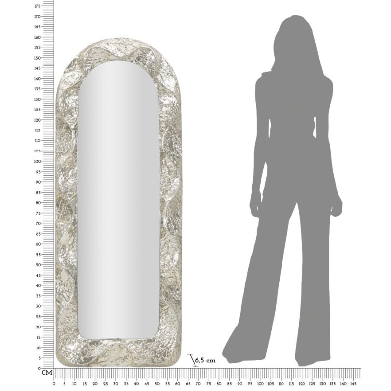 Espejo de pared Argelux Arc 61x6,5x160 cm (espejo 39x135 cm) – Elegancia escultórica y lujo contemporáneo