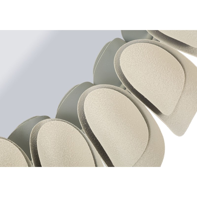 Espejo de pared doble Dune Ø85x6 cm (espejo Ø50 cm) – Diseño doble y modernidad lujosa