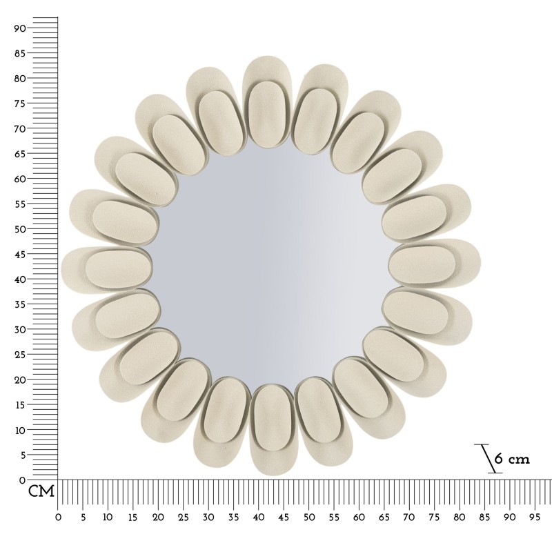 Espejo de pared doble Dune Ø85x6 cm (espejo Ø50 cm) – Diseño doble y modernidad lujosa