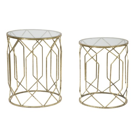 Mesas auxiliares tunecinas – Encanto oriental Ø42x53-38x47 cm