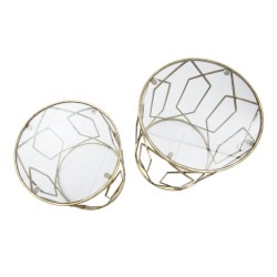 Mesas auxiliares tunecinas – Encanto oriental Ø42x53-38x47 cm