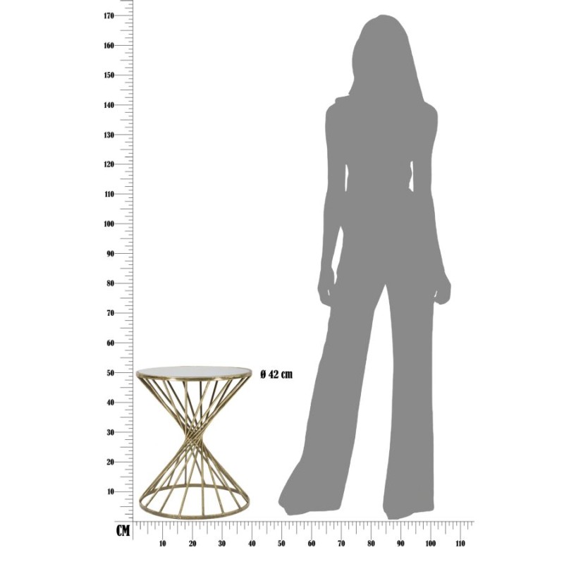 Mesa auxiliar Hypnos pequeña – Diseño encantador Ø42x50 cm